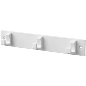Hermeta 0653 handdoekrek 3 haaks wit EAN sticker 0653-79E