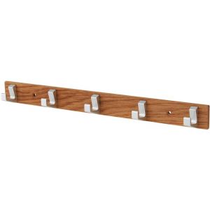 Hermeta 0655 handdoekrek 5-haaks hout-aluminium EAN sticker 0655-36E