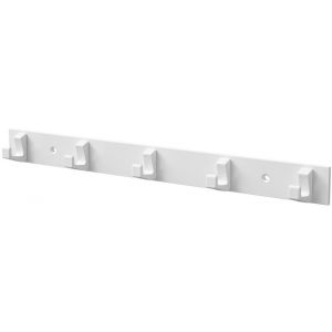 Hermeta 0655 handdoekrek 5 haaks wit 0655-79
