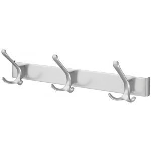 Hermeta 0823 garderobe kapstok 3x haak nummer 820 naturel EAN sticker 0823-01E