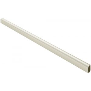 Hermeta 1017 garderobebuis recht ovaal Gardelux 1 30x14 mm L 150 cm mat zwart 1017-18