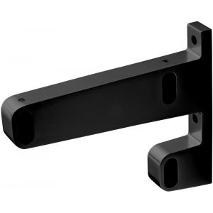 Hermeta 1090 garderobebuis steun eind links Gardelux 1 type 6 mat zwart 1090-18