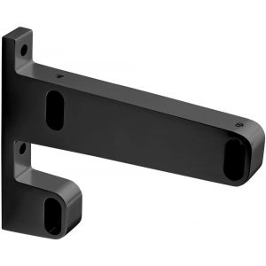 Hermeta 1091 garderobebuis steun eind rechts Gardelux 1 type 6 mat zwart 1091-18