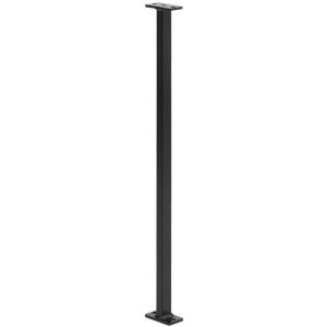 Hermeta 1338 garderobe verbindingsregel 70 cm set 2 stuks zwart 1338-70