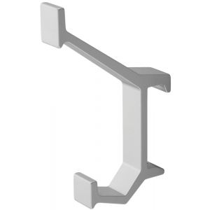 Hermeta 2670 garderobebuis hoed- en jashaak mat naturel 2670-11
