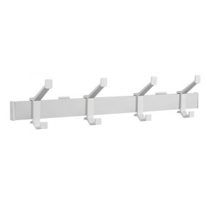 Hermeta 2681 wand garderobe kapstok serie A 4-haaks aluminium winkelverpakking 2681-11W