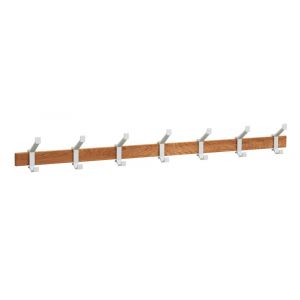 Hermeta 2684 wand garderobe kapstok serie A 7-haaks hout winkelverpakking 2684-36W