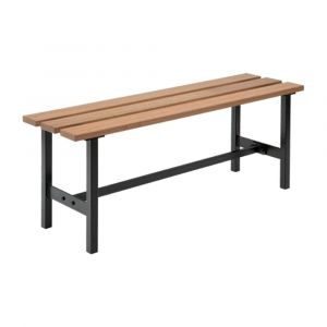 Hermeta 3020 zitbank Gardelux type 3 115 cm houten zitting zwart 3020-70