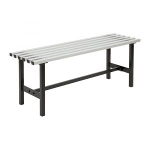Hermeta 3022 zitbank Gardelux type 3 115 cm aluminium zitting zwart 3022-70