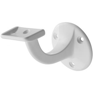 Hermeta 3502 leuninghouder 65 mm vlakzadel wit 3502-79