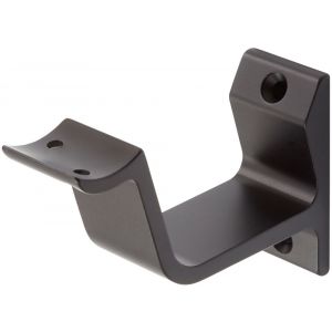 Hermeta 3552 leuninghouder holzadel profiel opschroevend mat zwart 3552-18