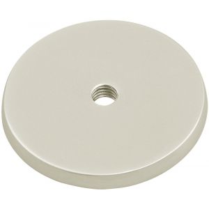 Hermeta 3564 leuninghouder rozet 60 mm met gat 8,5 mm nieuw zilver 3564-02