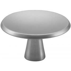 Hermeta 3753 meubelknop rond 40 mm met bout M4 naturel EAN sticker 3753-01E
