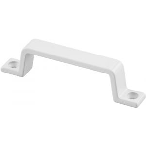 Hermeta 4200 hand- en meubelgreep 90 mm opschroevend wit EAN sticker 4200-79E