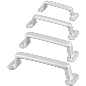 Hermeta 4257 hand- en meubelgreep 160 mm opschroevend naturel 4257-01