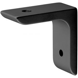 Hermeta 5500 plankdrager bevestigingshoek 65x65x30 mm mat zwart 5500-18