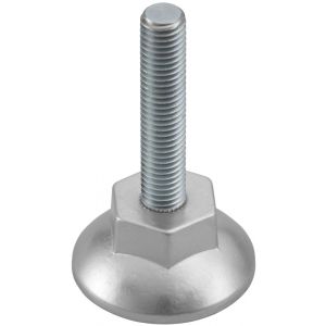 Hermeta 5621 profiel stelvoet M10x50 mm naturel 5621-01