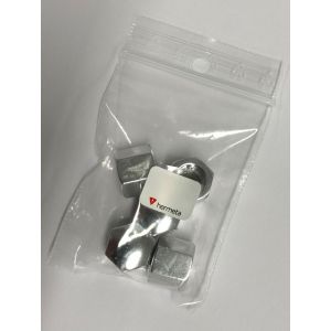 Hermeta 5866 5x dopmoer M8 naturel EAN sticker 5866-01E