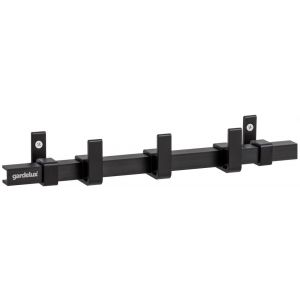 Hermeta GA7293 wand garderobe Gardelux Anna 3 haaks mat zwart GA7293-18