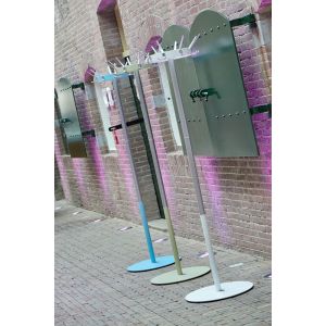 Hermeta 2250 staande garderobe kapstok original Blue Haze 2250-754