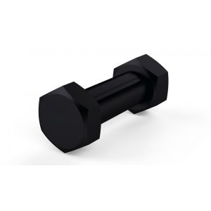 Hermeta X'Tenz X002 haak Ctrl Bolt M handdoekhaak mat zwart X002.03-18