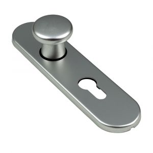 Ami 177/1 Klik knopkortschild aluminium knop 160/40 vast kortschild 177/1 PC 72 Klik F1 311556