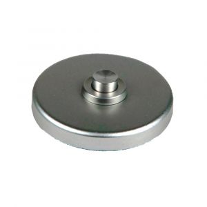 Ami Klik beldrukker aluminium rond Archi Design Irox RVS look 620320