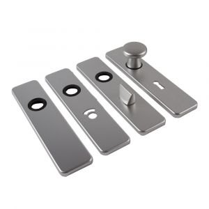 Ami 185/44 Klik kortschild aluminium zonder krukgat sleutelgat SLG 72 F1 210334