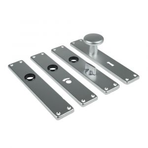 Ami 212/41 RH knoplangschild aluminium knop 160/50 vast langschild 212/41 RH rondhoek blind F2 313781