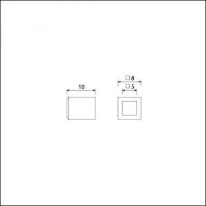 Ami verloopbus nylon 5/8 mm verpakt per 5 stuks 900400