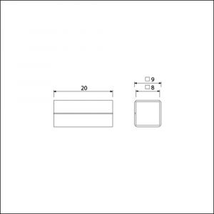 Ami verloopbus galvaniseerd 8/9 mm verpakt per 5 stuks 900402