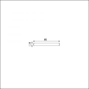 Ami deurbeslag toebehoren vierkant vol stift 8x85 mm 900471