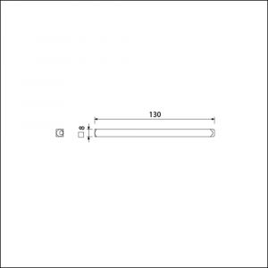 Ami deurkruk Quickstift 8x130 mm 900633