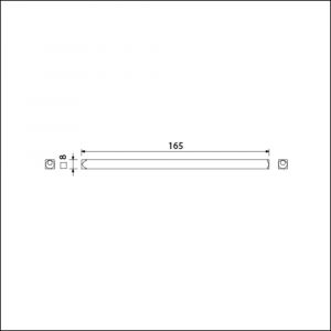 Ami dubbele Quickstift 8x165 mm deurdikte 76-104 mm 900637