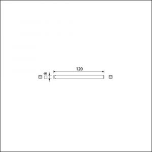 Ami dubbele Quickstift 8x120 mm deurdikte 46-61 mm 900638