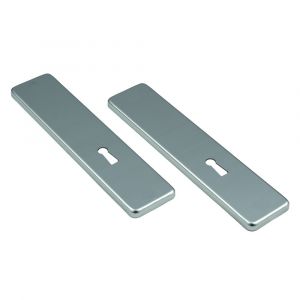 Ami 185/44 Klik kortschild aluminium zonder krukgat sleutelgat SLG 56 F1 210332