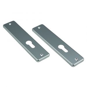 Ami 165/4 RH kortschild aluminium rondhoek zonder krukgat profielcilinder PC 55 F1 211043