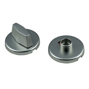 Ami Klik rond vrij- en bezetrozet aluminium toilet- en badkamersluiting WC 8 mm F1 216607