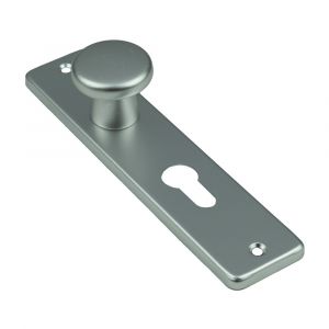 Ami 180/41 RH knopkortschild aluminium rondhoek knop 160/40 vast kortschild 180/41 RH profielcilinder PC 55 F2 310804