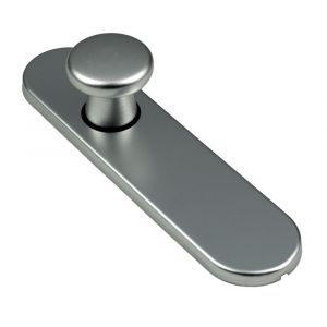 Ami 177/1 Klik knopkortschild aluminium knop 160/40 vast kortschild 177/1 blind Klik F1 311551