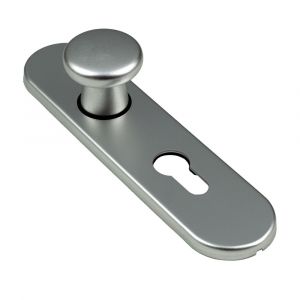 Ami 177/1 Klik knopkortschild aluminium knop 160/40 vast kortschild 177/1 profielcilinder PC 55 Klik F1 311554