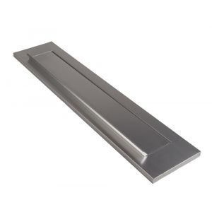 Ami TA briefplaat met valklep zonder veer aluminium F1 deurdikte 53-57 mm 400121