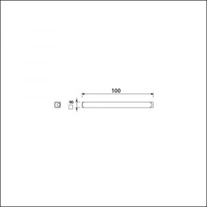 Ami deurkruk Quickstift 8x100 mm 900615