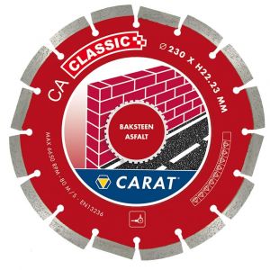 Carat diamant zaagblad CA Classic 230x22,23 mm baksteen en asfalt CAC2303000