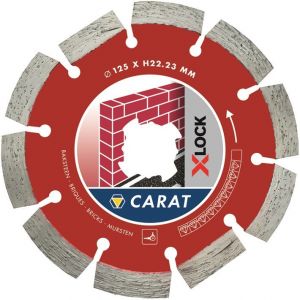 Carat diamant zaagblad CA X-Lock 125x22,23 mm baksteen CAXLOCK125