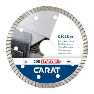 Carat diamant zaagblad CDB Starter 125x22,23 mm tegels en natuursteen CDBS125300