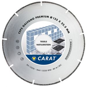 Carat Galvano diamant zaagblad CEPS Classic 180x22,23 mm natuursteen en kunststoffen CEPS180300