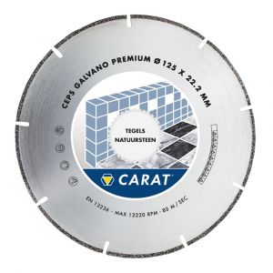 Carat Galvano diamant zaagblad CEPS Classic 115x22,23 mm natuursteen en kunststoffen CEPS115300