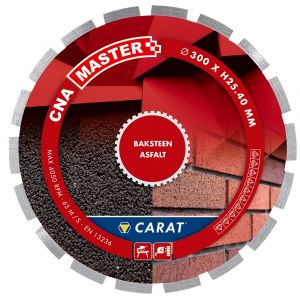 Carat diamant zaagblad CNA Master 300x25,40 mm baksteen en asfalt CNAM300400