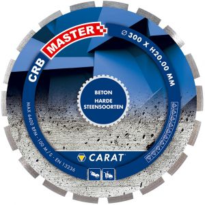 Carat diamant zaagblad CRB Master 300x22,23 mm beton en harde materialen CRBM300300
